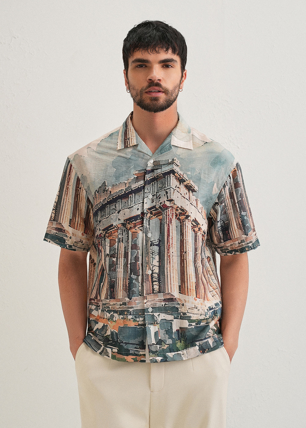 Men's Premium All-Over Printed Cotton Casual Shirt | Full Sleeve Regular Fit | S-2XL