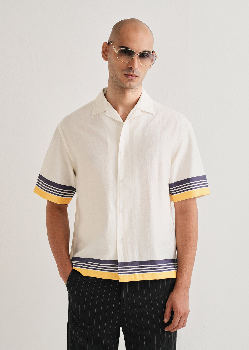 Men's Premium White Cotton Casual Shirt | Full Sleeve Regular Fit | S-2XL